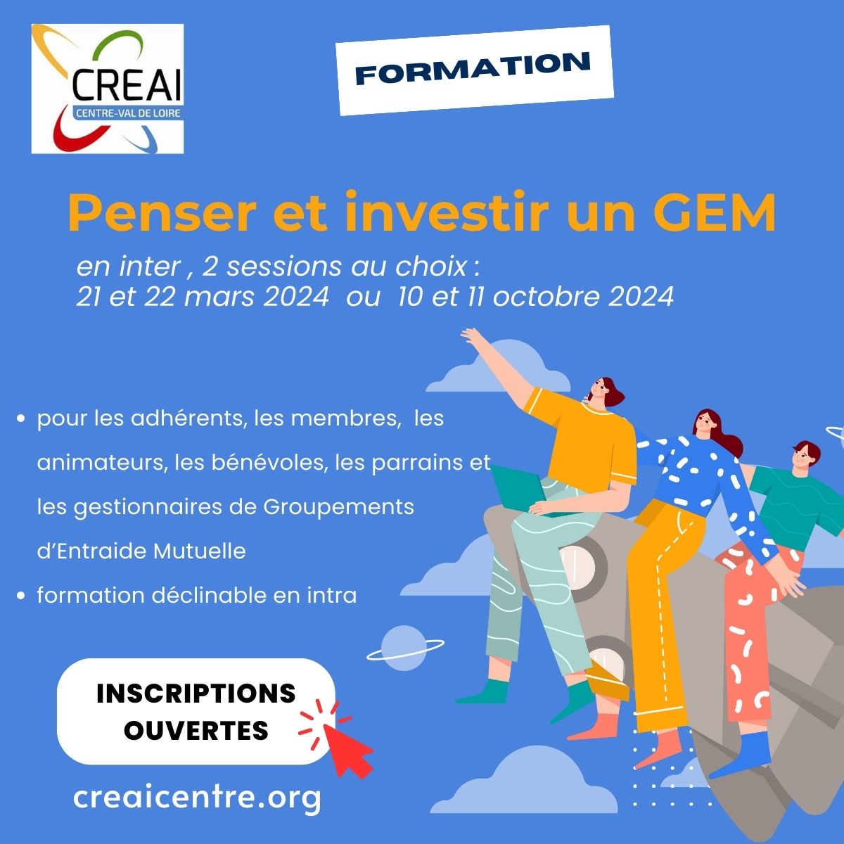 Le CREAI propose une formation à destination des acteurs des GEM