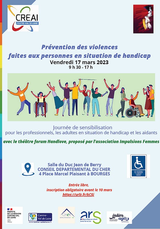 Journée Sensibilisation et prévention des violences faites aux personnes en situation de handicap - 17 mars 2023 à Bourges